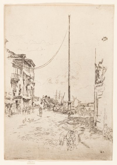 Le petit mât - James Abbott McNeill Whistler