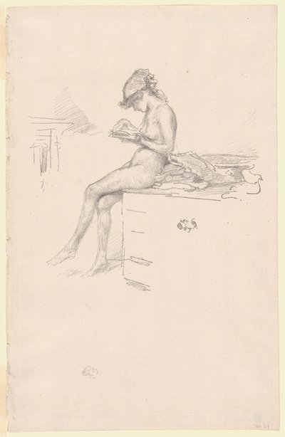 Le Petit modèle nu, lisant - James Abbott McNeill Whistler