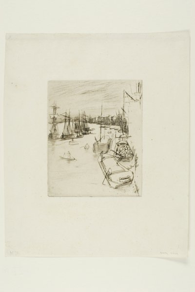 Le Petit Rotherhithe - James Abbott McNeill Whistler