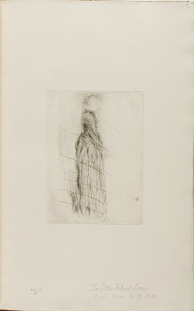 La petite robe de velours - James Abbott McNeill Whistler