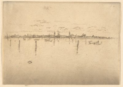 La Petite Venise, de la Première Série de Venise (Venise, Une Série de Douze Eaux-fortes) - James Abbott McNeill Whistler