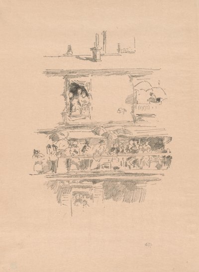 Le long balcon - James McNeill Whistler