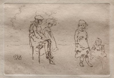 Les enfants de Menpes - James McNeill Whistler