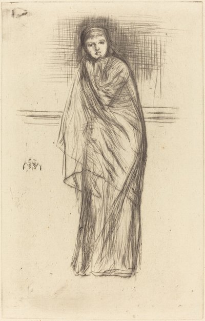 Le Modèle au repos - James Abbott McNeill Whistler