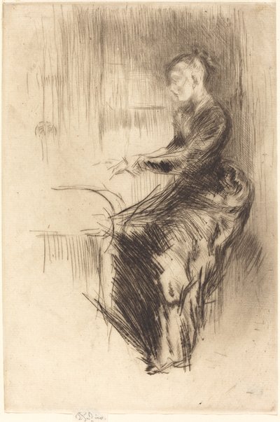 Le Piano - James Abbott McNeill Whistler