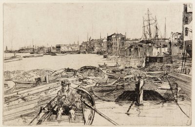 La Piscine - James Abbott McNeill Whistler