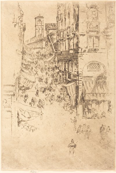 Le Rialto - James Abbott McNeill Whistler