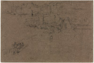 La Riva, Venise - James McNeill Whistler