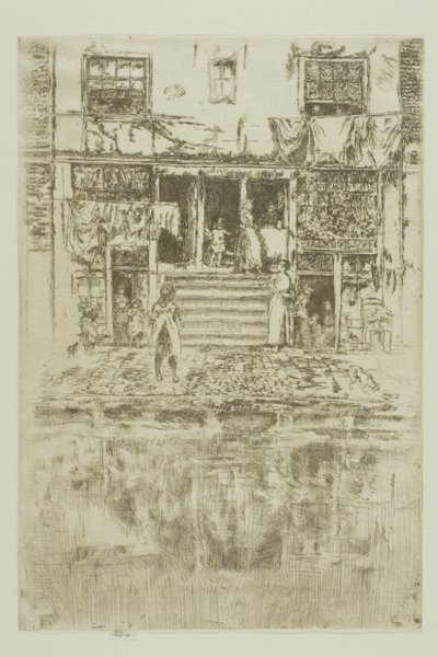 Les marches, Amsterdam - James Abbott McNeill Whistler