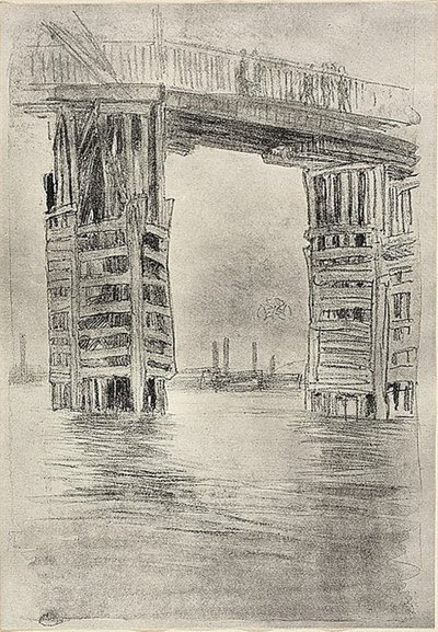 Le Grand Pont - James Abbott McNeill Whistler
