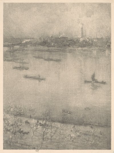 La Tamise - James Abbott McNeill Whistler