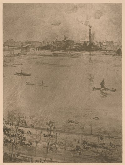 La Tamise - James Abbott McNeill Whistler