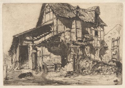 Le logement dangereux, de la série French Set - James Abbott McNeill Whistler