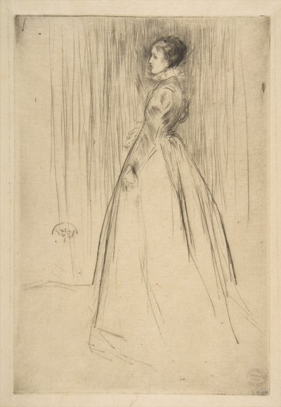 La robe de velours (Mme Leyland) - James McNeill Whistler