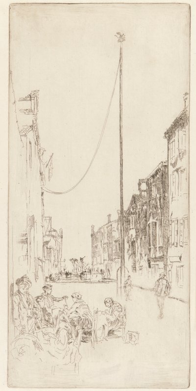 Le Mât Vénitien - James Abbott McNeill Whistler