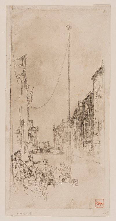 Le mât vénitien - James Abbott McNeill Whistler