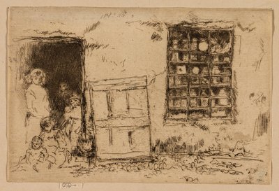 La boutique de douceurs du village - James Abbott McNeill Whistler