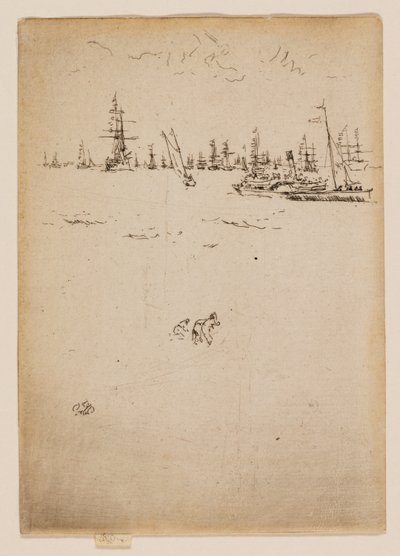 Le bateau des visiteurs - James McNeill Whistler