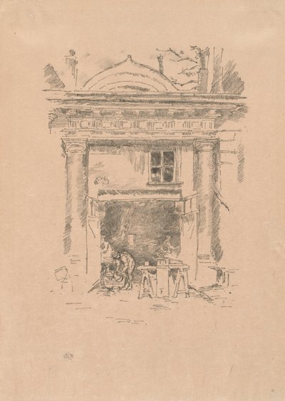 Les ferblantiers, Impasse des Carmélites - James McNeill Whistler