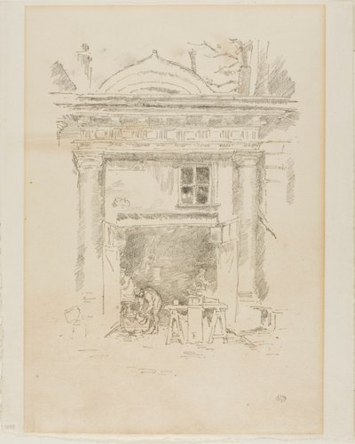 Les ferblantiers, Impasse des Carmélites - James McNeill Whistler