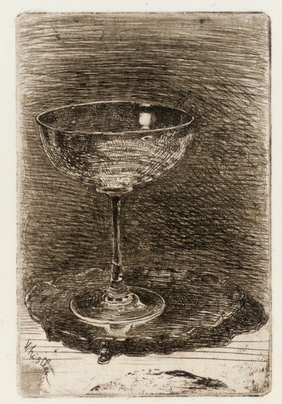 Le verre de vin - James Abbott McNeill Whistler