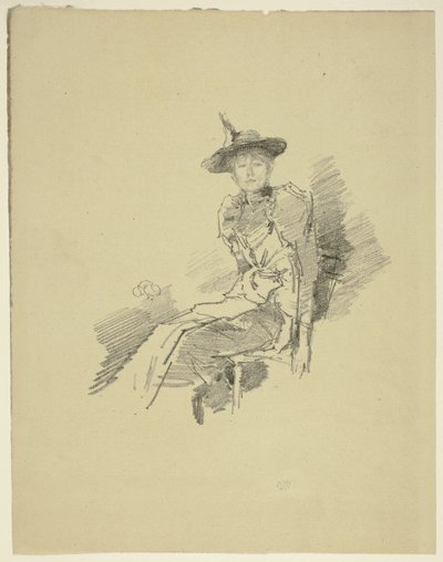 Le Chapeau ailé - James Abbott McNeill Whistler