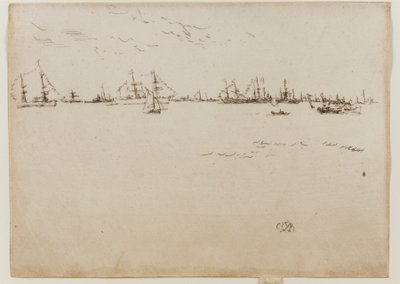 Navires de troupe - James Abbott McNeill Whistler