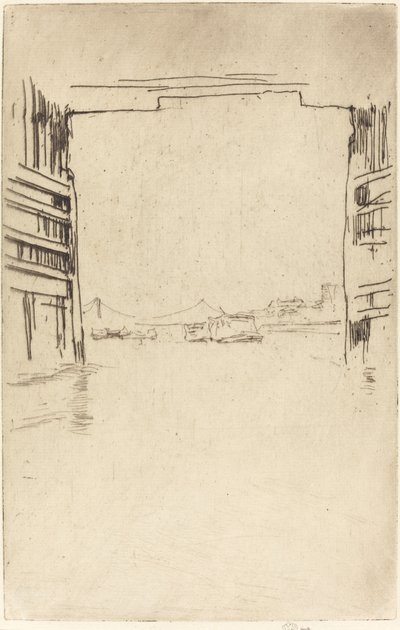 Sous le Vieux Pont de Battersea - James Abbott McNeill Whistler