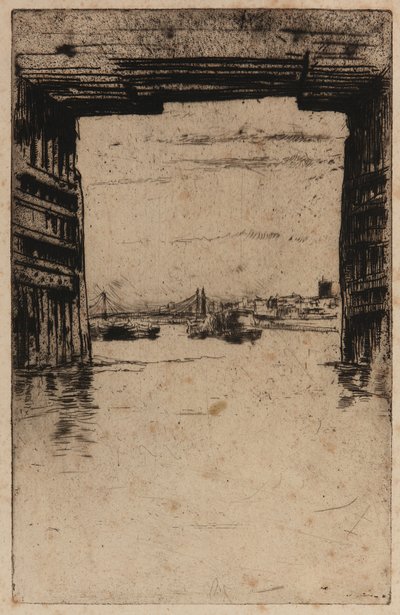 Sous le vieux pont de Battersea - James Abbott McNeill Whistler