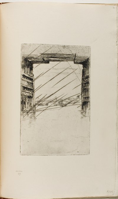 Sous le vieux pont de Battersea - James Abbott McNeill Whistler