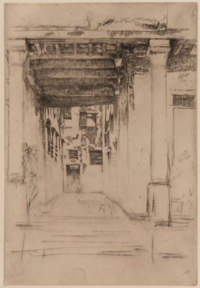 Cour vénitienne - James Abbott McNeill Whistler