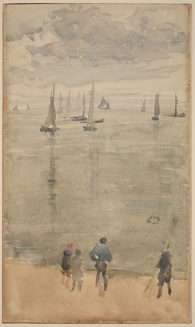 Violet [note ?]... Le retour des bateaux de pêche - James McNeill Whistler