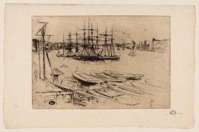 Wapping - La piscine - James Abbott McNeill Whistler