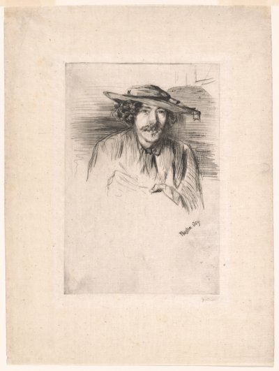 Whistler avec un Chapeau - James Abbott McNeill Whistler