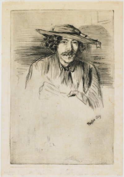 Whistler avec un chapeau - James Abbott McNeill Whistler