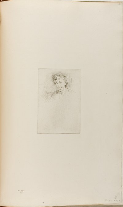 Whistler avec la mèche blanche - James Abbott McNeill Whistler