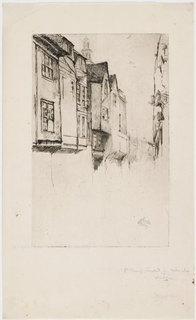 Rue Wych, Londres - James Abbott McNeill Whistler
