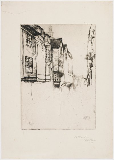 Wych Street, Londres - James Abbott McNeill Whistler