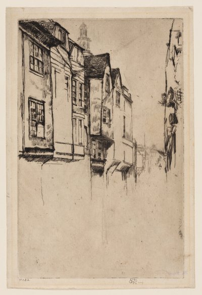 Wych Street, Londres - James Abbott McNeill Whistler