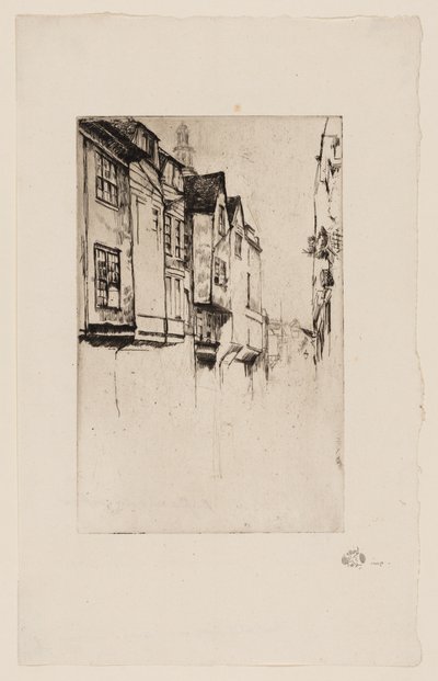 Wych Street, Londres - James Abbott McNeill Whistler