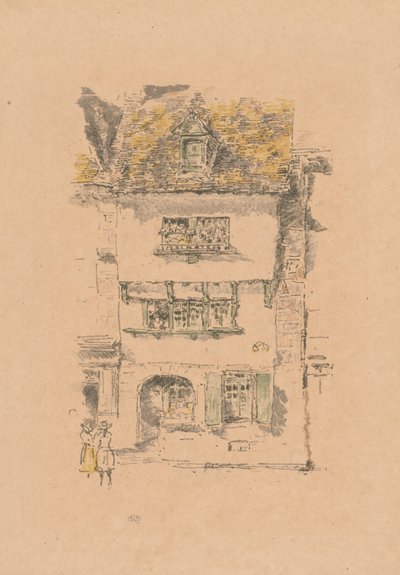 Maison jaune, Lannion - James McNeill Whistler