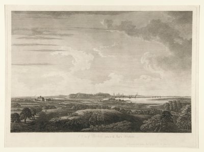 Vue de Boston prise sur la route de Dorchester - James Newton