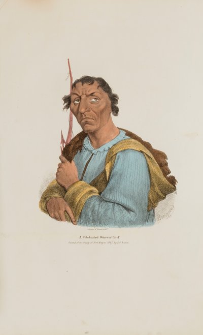 Un chef Ottowa célèbre, extrait du Portfolio autochtone - James Otto Lewis
