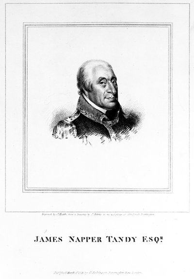 James Napper Tandy, gravé par James Heath, 1815 - James Petrie