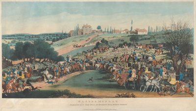 Lundi de Pâques. 1. Lâcher le cerf à Buckits Hill, Epping Forest - James Pollard
