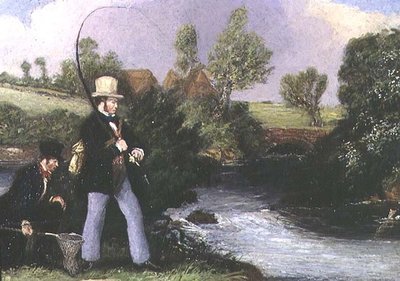 Scène de pêche - James Pollard
