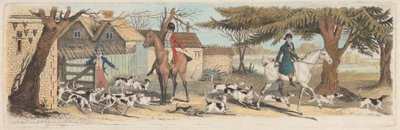 Chasse au renard [ensemble de trois sur quatre] : 1. Délogement - James Pollard