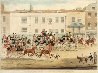 Courriers du Nord au Peakcock, Islington - James Pollard