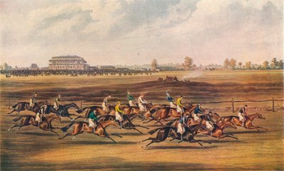 Course pour les Great St. Leger Stakes, 1836. Approbation - Départ en bon style, 1837 - James Pollard