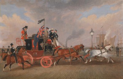 Le dernier des diligences à Newcastle upon Tyne - James Pollard